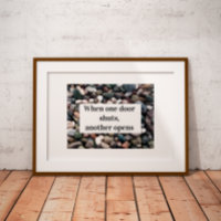 When one door shuts, another opens quote