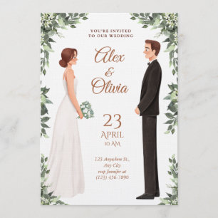 When Our Eyes Meet Wedding Invitation