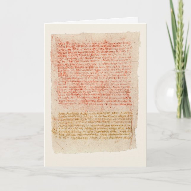 When patterns are broken, a new awareness arises. card (Front)