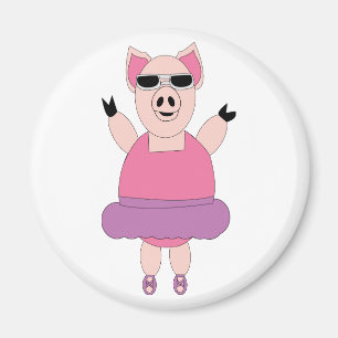 When Pigs Dance Magnet