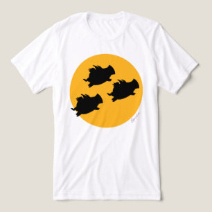 WHEN PIGS FLY ACROSS THE MOON by Sandra Boynton Tri-Blend Shirt