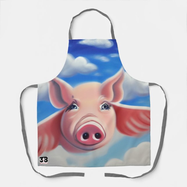 When Pigs Fly Apron (Front)