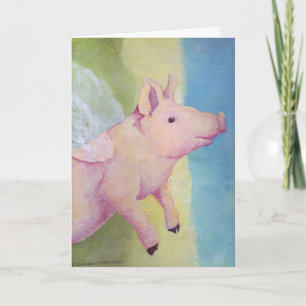 When Pigs Fly Card