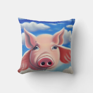 When Pigs Fly Cushion