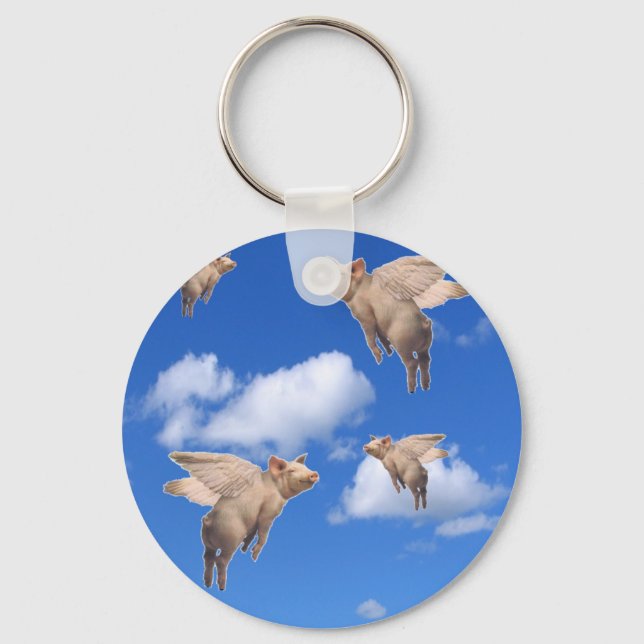 When Pigs Fly Key Ring (Front)
