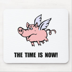 When Pigs Fly Mouse Pad