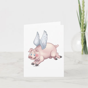 When Pigs Fly notecard