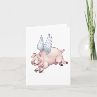 When Pigs Fly notecard