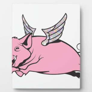 when pigs fly plaque