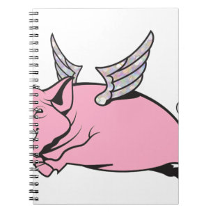 when pigs fly spiral notebook