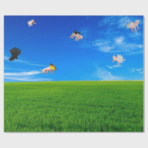 When Pigs Fly Wrapping Paper