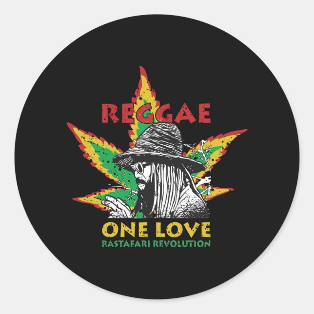 When Reggae Is Your Life Classic Round Sticker (Front)