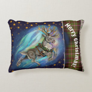 When Reindeer Fly Decorative Cushion