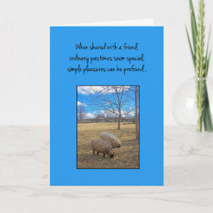 When shared with a friend... card