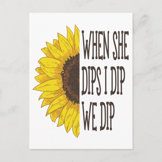 When She Dips I dip We Dip, Mummy And Me Postcard (Front)