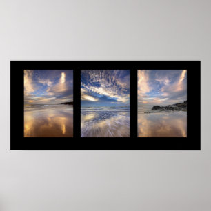 When sky and sea meet. poster