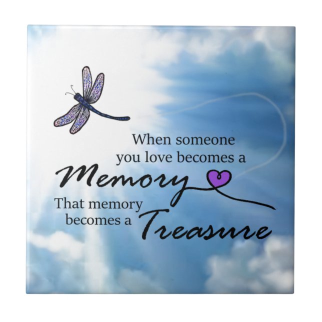 When someone you love, dragonfly tile (Front)