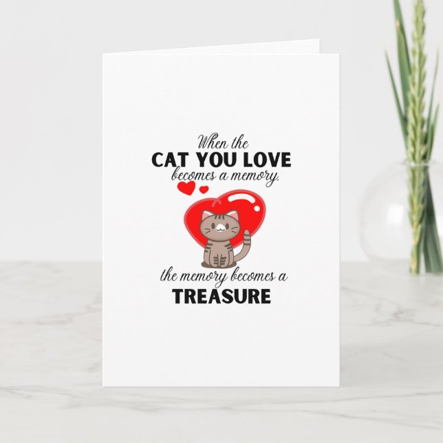 When the cat you love becomes a memory, the memory card (Front)