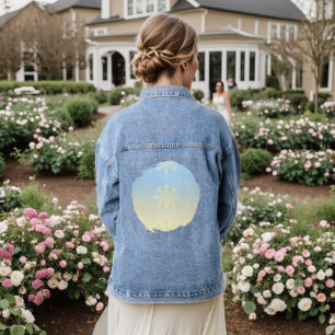 When the Clock Turns Gold Denim Jacket