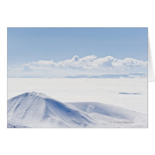 When the clouds are lower than the peak of the