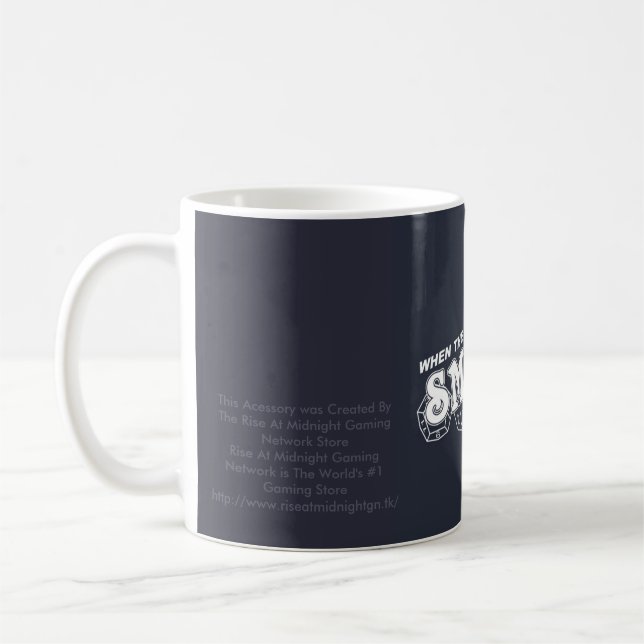 When The DM Smiles, It's Too Late - Mug (Left)