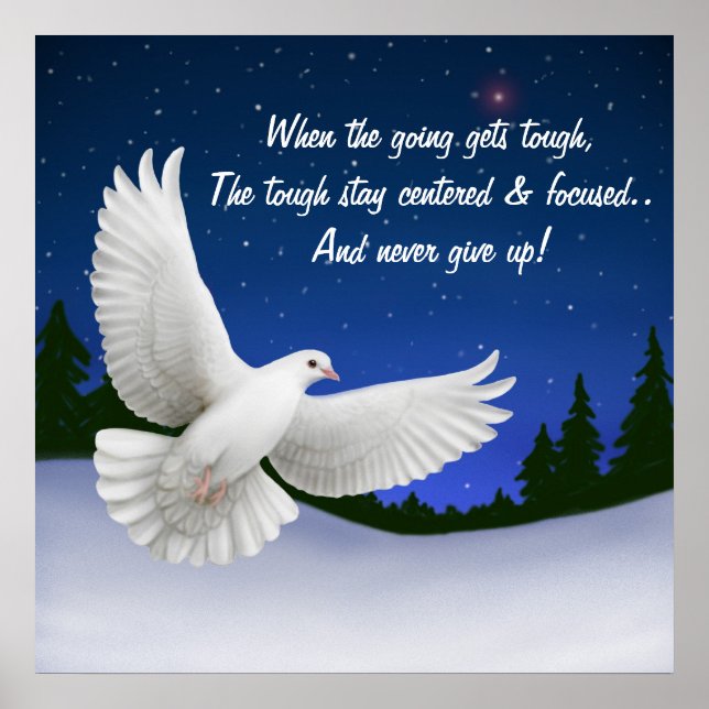 When the Going Gets Tough Print (Front)