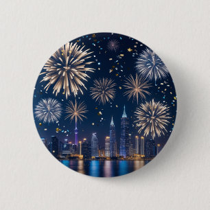 When the Lights Begin to Fall 6 Cm Round Badge