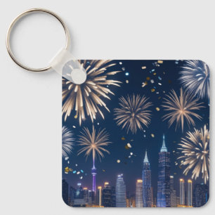 When the Lights Begin to Fall Key Ring