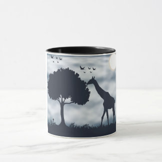 When the Moon Whispers to the Giraffe Mug