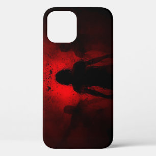 When the Night Screams in Red iPhone 12 Case