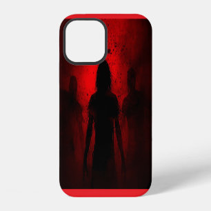 When the Night Screams in Red iPhone 12 Case
