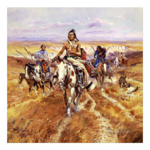 “When the Plains Were His” by Charles M Russell Photo Print