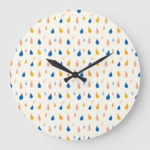 When the Rain Looks This Pretty Large Clock