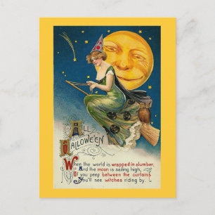 When the World is Wrapped in Slumber Postcard