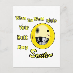 When The World Postcard