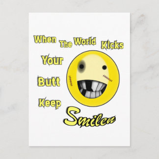 When The World Postcard