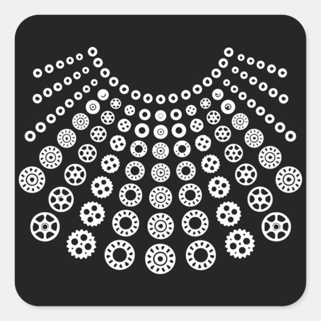 When There Are Nine 9 Notorious RBG Ruth Square Sticker (Front)