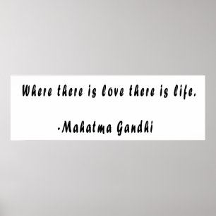 When there is love poster