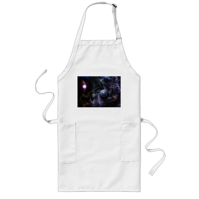 When Universes Collide Fractal Art Apron (Front)