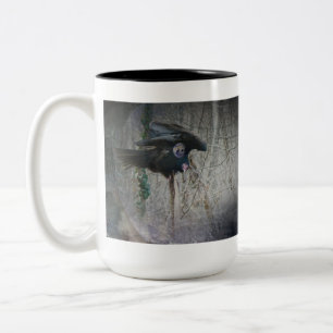 When Vulture Closes His Wings Two-Tone Coffee Mug
