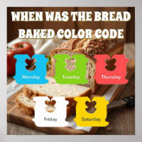 When Was the Bread Baked Colour Code