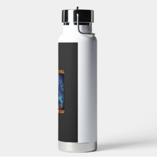 When We All Fall Asleep Haunted House Scary Ravens Water Bottle