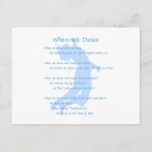 When We Dance Postcard