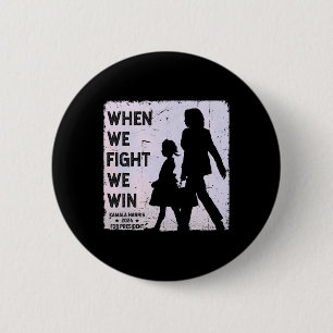 When We Fight We Win 2024 Kamala Harris For Usa Pr 6 Cm Round Badge