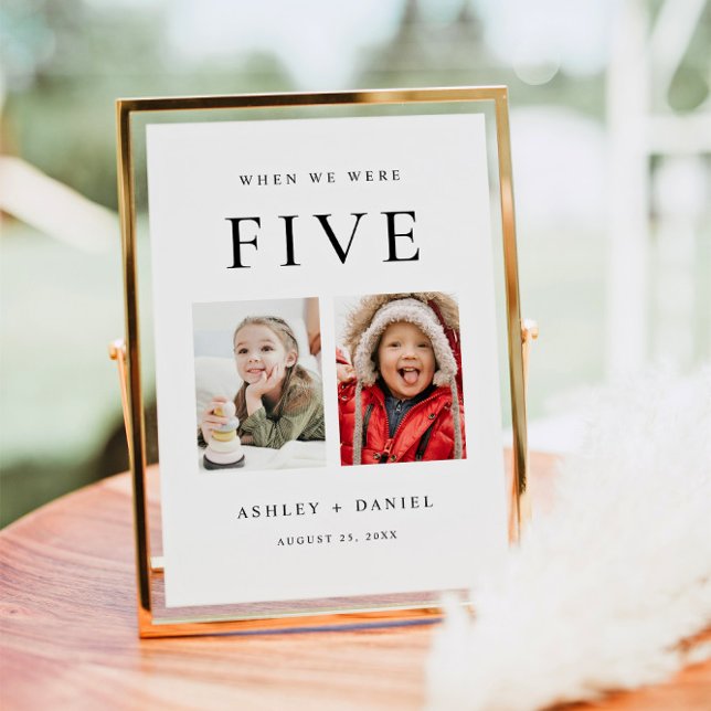 When We Were Age Photo Table Number (Creator Uploaded)