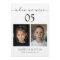 When We Were Age Photo Wedding Table Number