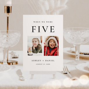 When We Were Age  Table Number