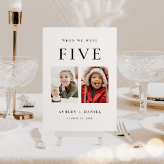 When We Were Age Table Number