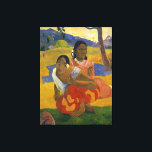 When Will You Marry? by Paul Gauguin (1892) Canvas Print<br><div class="desc">When Will You Marry? by Paul Gauguin (1892) Tahitian: Nafea Faaipoipo</div>