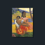 When Will You Marry?  by Paul Gauguin Canvas Print<br><div class="desc">Reproduction: When Will You Marry? | Paul Gauguin | oil on canvas |  1892 -- private collection.</div>